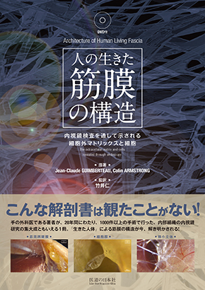 人の生きた筋膜の構造 (DVD付）　内視鏡検査を通して示される細胞外マトリックスと細胞